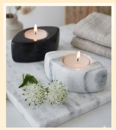 Marble Candle Stand